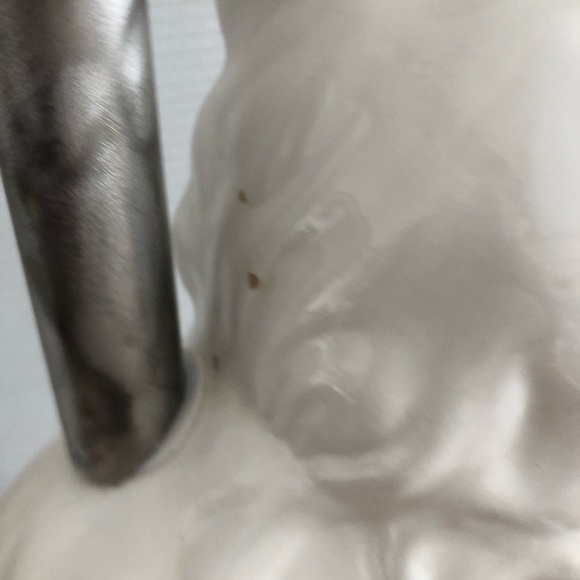 80s Ceramic Cat Table Lamp - Picture 15 of 16